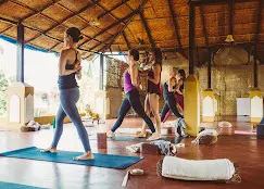 Yoga Shala at Nalanda Retreat, Mandrem Goa