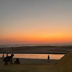 Sunset Silhouettes at Nalanda Retreat, Mandrem Goa
